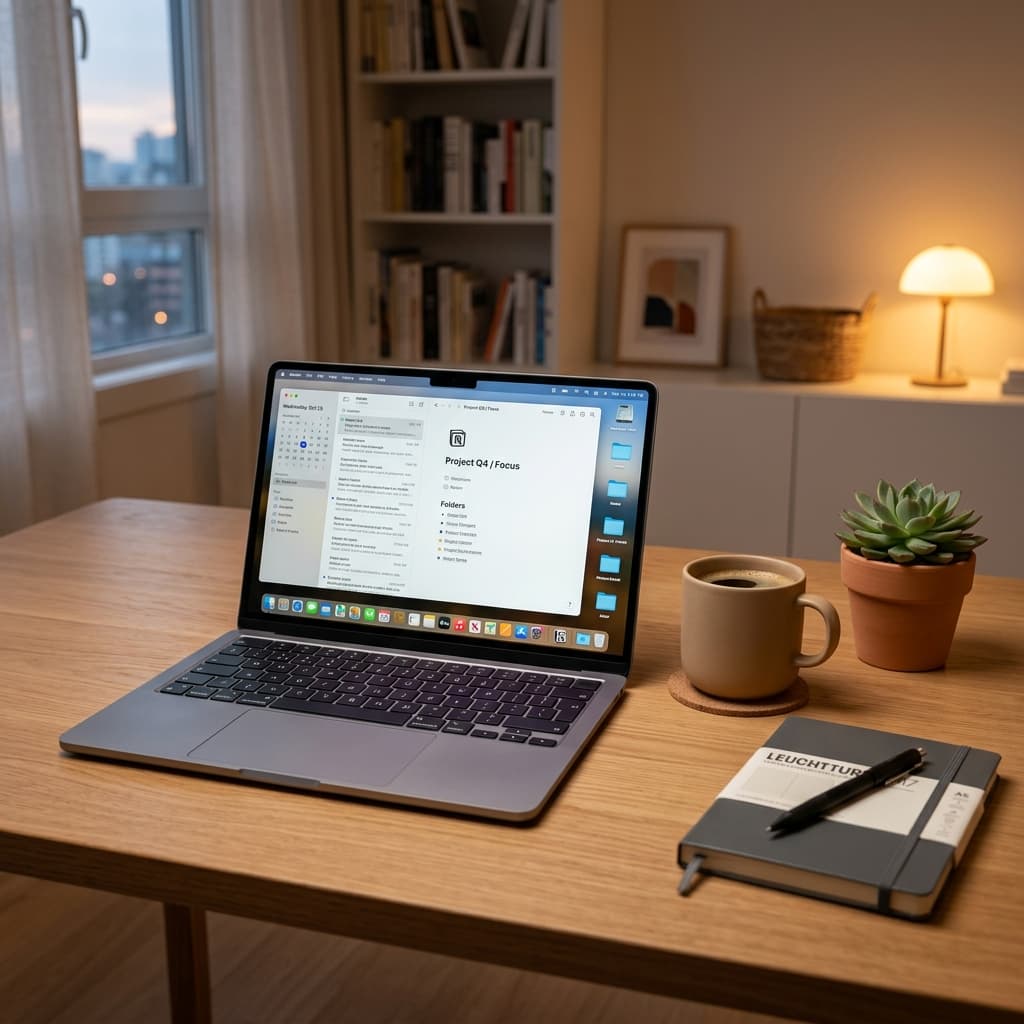 Estación de Productividad, Desarrollo Académico & Software Inicial